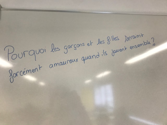 Intervention ADOSEN en 5e Intervention ADOSEN en 5e